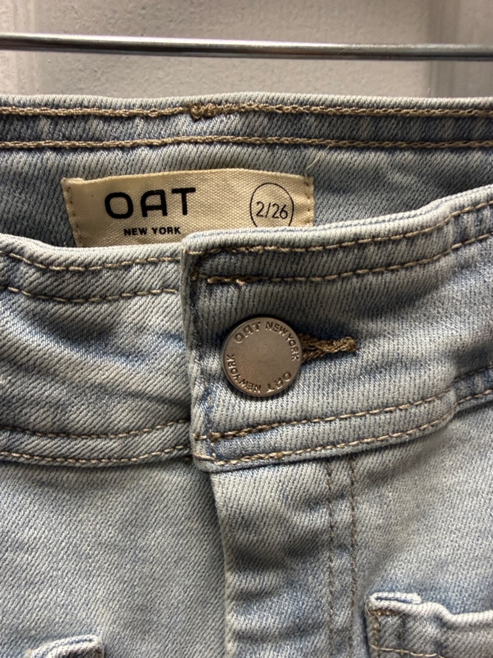 Oat New York Light Wash High-Rise Women’s Jeans